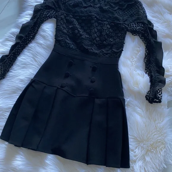 Self portrait dress in black size 0 - Picture 6 of 9